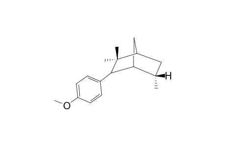 2-(4'-METHOXYPHENYL)-3,3,6-ENDO-TRIMETHYL-BICYCLO-[2.2.1]-HEPT-2-YL-CATION