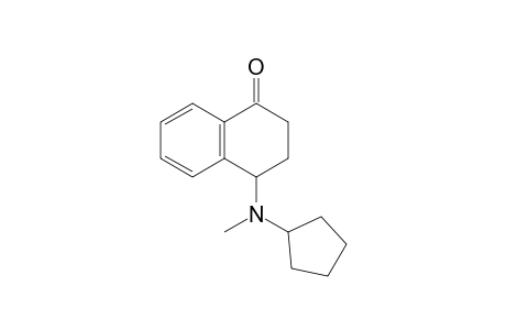 4-[Cyclopentyl(methyl)amino]-1,2,3,4-tetrahydro-1-naphthalenone