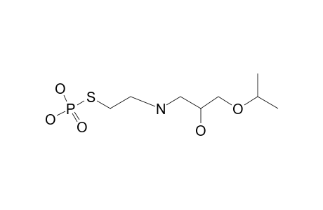 S-[2-[2-Hydroxy-3-isopropoxypropylamino]ethyl]thiophosphate