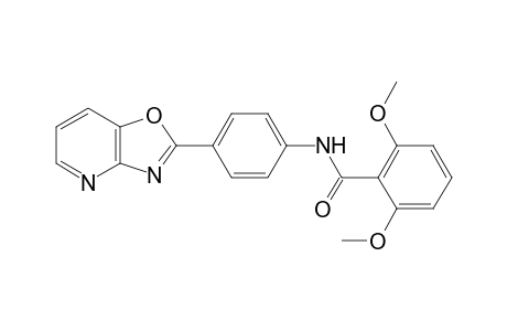 2,6-Dimethoxy-N-(4-oxazolo[4,5-b]pyridin-2-ylphenyl)benzamide