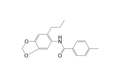 benzamide, 4-methyl-N-(6-propyl-1,3-benzodioxol-5-yl)-