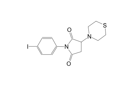 1-(4-iodophenyl)-3-(4-thiomorpholinyl)-2,5-pyrrolidinedione