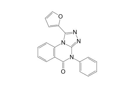 1-(2-Furyl)-4-phenyl-1,2,4-triazolo[4,3-a]quinazolin-5(4H)-one