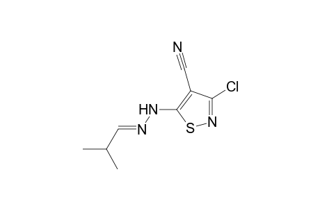 Isothiazole-4-carbonitrile, 3-chloro-5-[2-(2-methylpropyliden)]hydrazino-