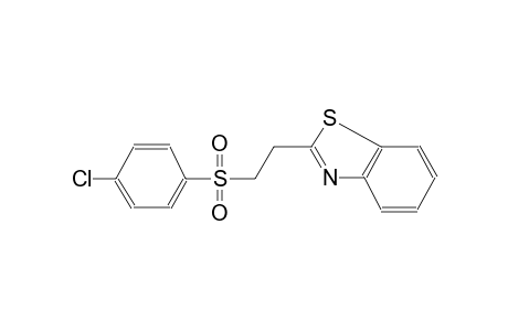2-(2-[(4-Chlorophenyl)sulfonyl]ethyl)-1,3-benzothiazole