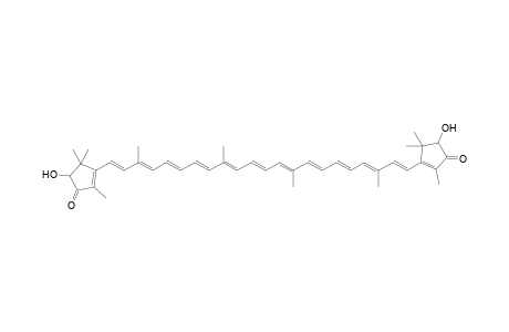 1,22-Bis-(4-hydroxy-2,5,5-trimethyl-3-oxo-1-cyclopentenyl)-3,9,14,20-tetramethyl-docosa-undeca-1,3,5,7,9,11,13,15,17,19,21-ene