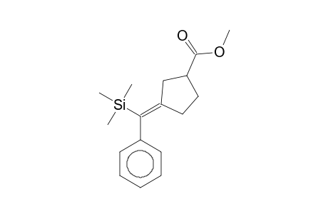 (3Z)-3-[phenyl(trimethylsilyl)methylene]cyclopentanecarboxylic acid methyl ester