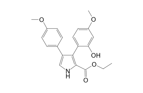 Ethyl 3-(2-hydroxy-4-methoxyphenyl)-4-(4-metoxyphenyl)-1H-pyrrole-2-carboxylate
