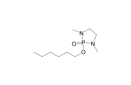 1,3,2-Diazaphospholidine, 2-(hexyloxy)-1,3-dimethyl-, 2-oxide