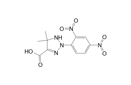 1H-1,2,3-triazole-4-carboxylic acid, 2-(2,4-dinitrophenyl)-2,5-dihydro-5,5-dimethyl-