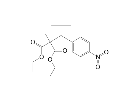 Propanedioic acid, [2,2-dimethyl-1-(4-nitrophenyl)propyl]methyl-, diethyl ester