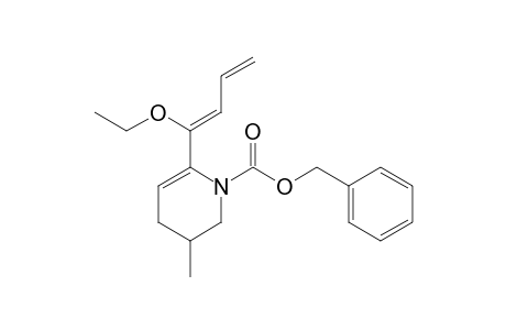6-(1-Ethoxybuta-1,3-dienyl)-3-methyl-3,4-dihydro-2H-pyridine-1-carboxylic acid benzyl ester