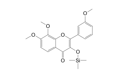 3-Hydroxy-7,8,3'-trimethoxyflavone, trimethylsilyl ether