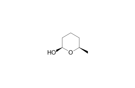 2H-Pyran-2-ol, tetrahydro-6-methyl-, cis-