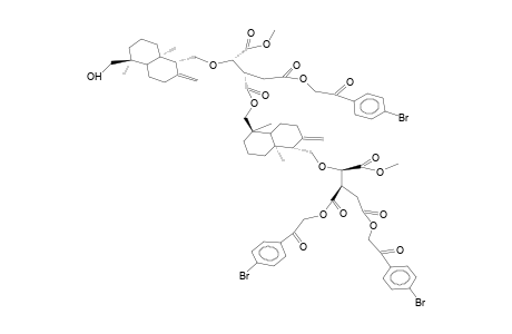 15-HYDROXY-CRYPTOPORIC ACID C-6',6'''-DI-(P-BROMOPHENYL-CARBONYL-METHYLESTER)