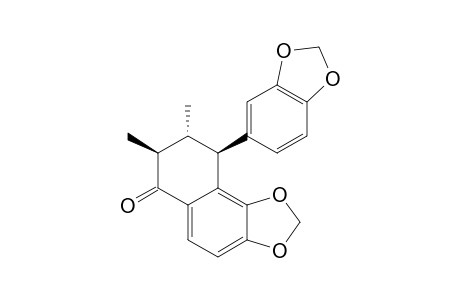 (7S,8R,9S)-9-(1,3-benzodioxol-5-yl)-7,8-dimethyl-8,9-dihydro-7H-benzo[g][1,3]benzodioxol-6-one