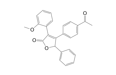 4-(4-Acetylphenyl)-3-(2-methoxyphenyl)-5-phenylfuran-2(5H)-one
