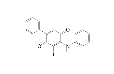 5-Phenyl -3-iodo-2-phenylamino-1,4-benzoquinone