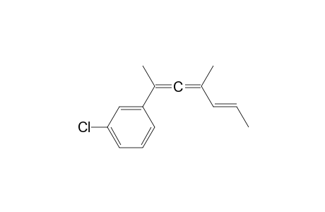 (E)-1-chloro-3-(4-methylhepta-2,3,5-trien-2-yl)benzene