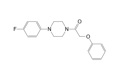 1-(4-fluorophenyl)-4-(phenoxyacetyl)piperazine