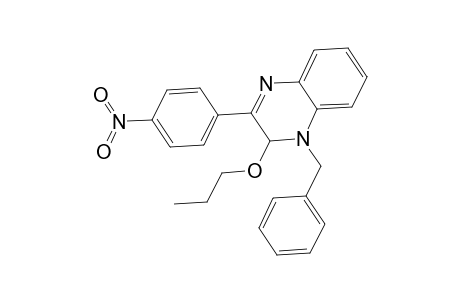 1-Benzyl-3-(4-nitrophenyl)-1,2-dihydro-2-quinoxalinyl propyl ether