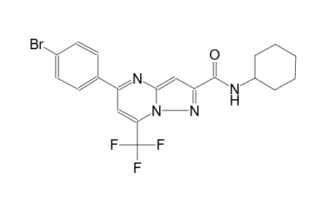 5-(4-bromophenyl)-N-cyclohexyl-7-(trifluoromethyl)pyrazolo[1,5-a]pyrimidine-2-carboxamide