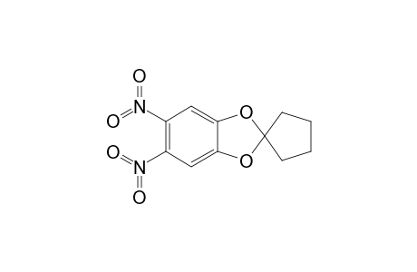 5,6-Dinitrospiro[1,3-benzodioxole-2,1'-cyclopentane]