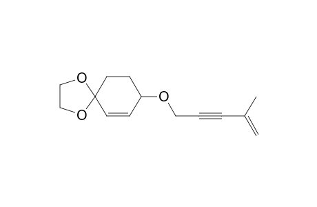 8-(4-methylpent-4-en-2-ynoxy)-1,4-dioxaspiro[4.5]dec-9-ene