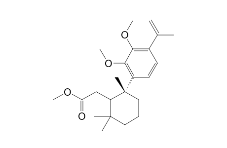 METHYL-2-(4-ISOPROPENYL-2,3-DIMETHOXY-PHENYL)-2,6,6-TRIMETHYL-CYCLOHEXYL-ETHANOATE