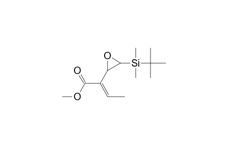 METHYL-2-(2-(TERT.-BUTYLDIMETHYLSILYL)-1,2-EPOXY)-ETHYL-(E)-2-BUTENOATE