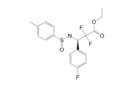 (S(S),3S)-ETHYL-N-(PARA-TOLYLSULFINYL)-3-AMINO-2,2-DIFLUORO-3-(PARA-FLUORO-PHENYL)-PROPANOATE