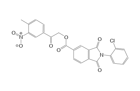 1H-isoindole-5-carboxylic acid, 2-(2-chlorophenyl)-2,3-dihydro-1,3-dioxo-, 2-(4-methyl-3-nitrophenyl)-2-oxoethyl ester