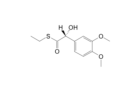 (R)-S-Ethylthio 3,4-dimethoxymandelate