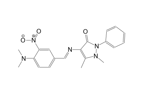 4-({(E)-[4-(dimethylamino)-3-nitrophenyl]methylidene}amino)-1,5-dimethyl-2-phenyl-1,2-dihydro-3H-pyrazol-3-one