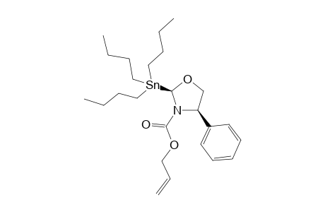 cis/trans-(4R)-3-(Alloxycarbonyl)-4-phenyl-2-tributylstannyl-1,3-oxazolidine