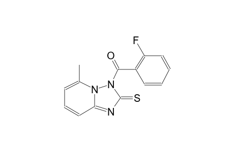 3-(2-fluorobenzoyl)-5-methyl[1,2,4]triazolo[1,5-a]pyridine-2(3H)-thione
