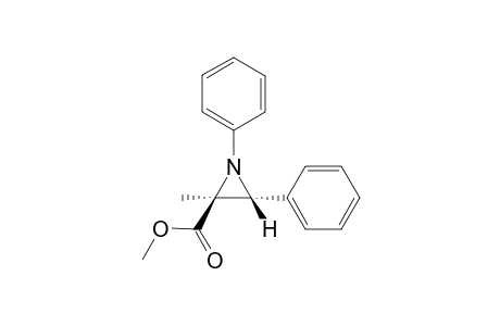 (E)-2-Methoxycarbonyl-2-methyl-1,3-diphenylaziridine