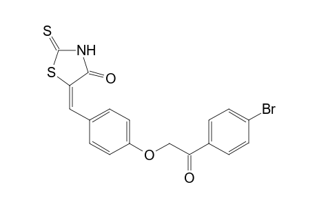 E-5-[4-(4-Bromobenzoylmethoxy)phenylmethylene]-2-thioxo-1,3-thiazo-lidin-4-one