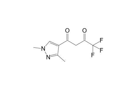 1-(1,3-dimethyl-4-pyrazolyl)-4,4,4-trifluorobutane-1,3-dione