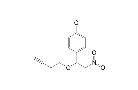 1-(1-but-3-ynoxy-2-nitro-ethyl)-4-chloranyl-benzene