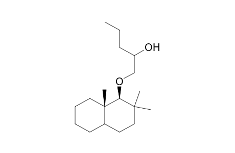 2-Pentanol, 1-[(decahydro-2,2,8a-trimethyl-1-naphthalenyl)oxy]-