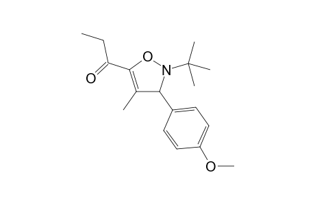 1-[2-tert-Butyl-3-(4-methoxy-phenyl)-4-methyl-2,3-dihydro-isoxazol-5-yl]-propan-1-one