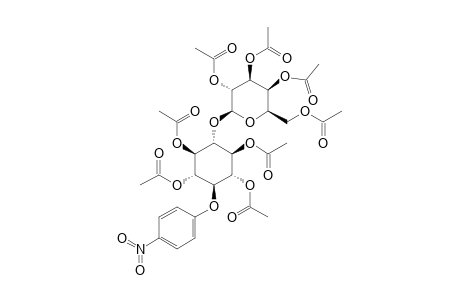 TETRA-O-ACETYL-4-O-(4-NITROPHENYL)-1-O-(TETRA-O-ACETYL-BETA-D-GALACTOPYRANOSYL)-SCYLLO-INOSITOL