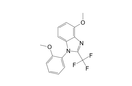 4-methoxy-1-(2-methoxyphenyl)-2-(trifluoromethyl)benzimidazole