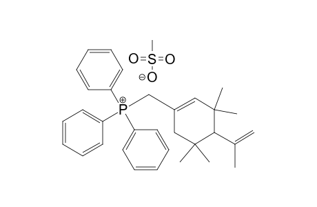 [3,3,5,5-tetramethyl-4-(1-methylethenyl)-cyclohexenyl]methyl-triphenylphosphonium methanesulfonate