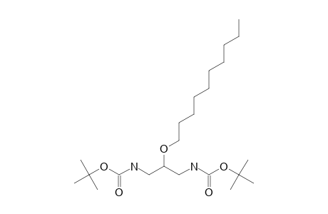 TERT.-BUTYL-2-DECYLOXY-3-[(TERT.-BUTOXYCARBONYL)-AMINO]-PROPYLCARBAMATE