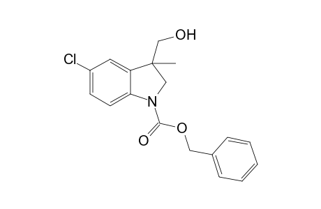 Benzyl 5-chloro-3-(hydroxymethyl)-3-methylindoline-1-carboxylate