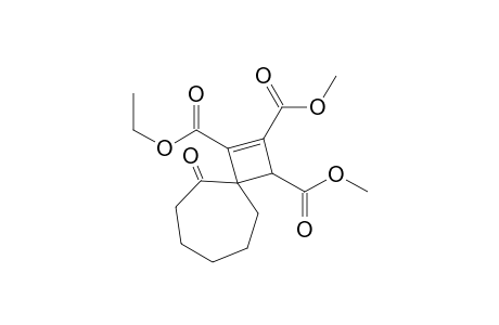 5-Oxospiro[3.6]dec-1-ene-1,2,3-tricarboxylic acid 1-ethyl ester 2,3-dimethyl ester
