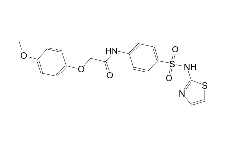 acetamide, 2-(4-methoxyphenoxy)-N-[4-[(2-thiazolylamino)sulfonyl]phenyl]-