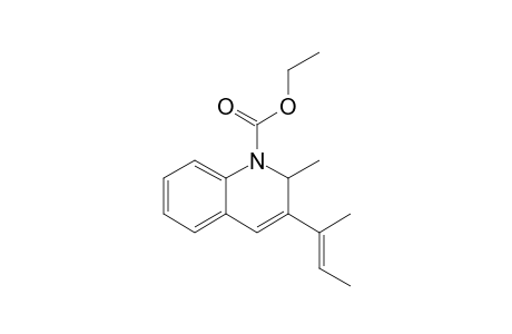 N-(ETHYLOXYCARBONYL)-3-(1-METHYLPROP-1-ENYL)-1,2-DIHYDROQUINOLINE